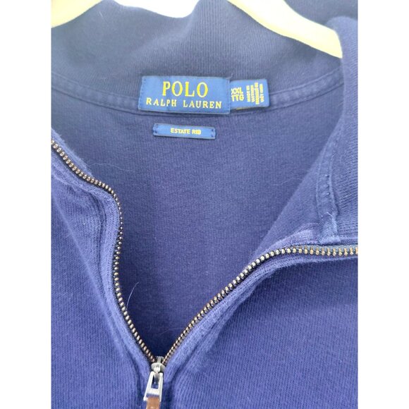 Polo Ralph Lauren Navy Long Sleeve Quarter Zip Size 2X - Picture 4 of 8